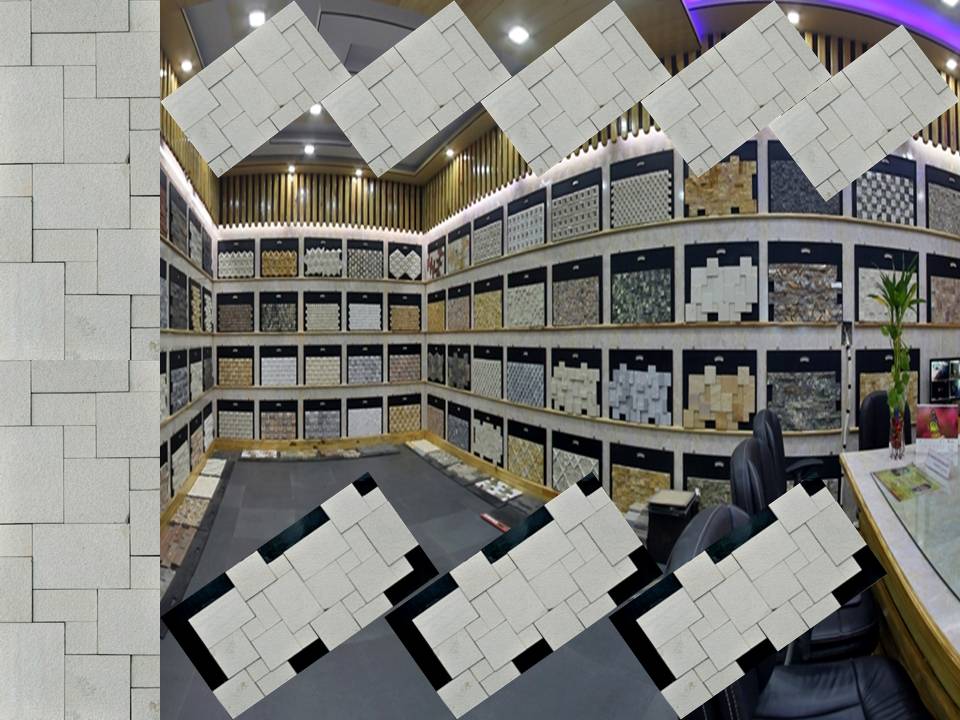 White Sandstone Natural Stone Mosaic Wall Tiles Purchase Direct From Factory